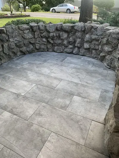 Patio and outdoor living project by Hanlon Construction