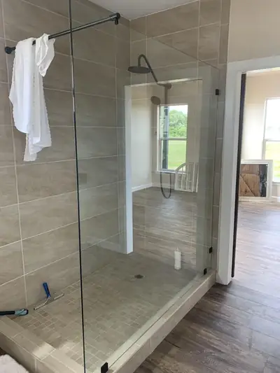 Bathroom and tile remodel project by Hanlon Construction