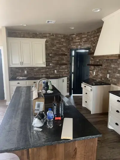 Kitchen remodel project by Hanlon Construction