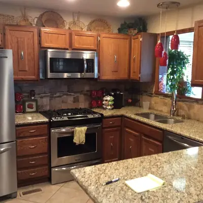 Kitchen remodel project by Hanlon Construction