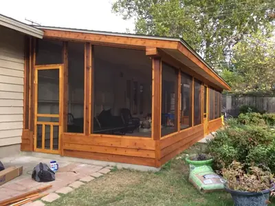 Patio and outdoor living project by Hanlon Construction