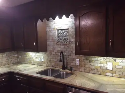 Kitchen remodel project by Hanlon Construction