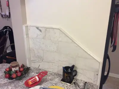 Kitchen remodel project by Hanlon Construction