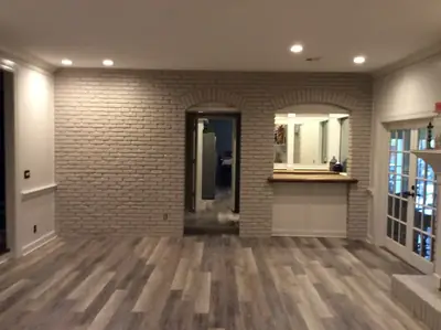 Interior remodeling project by Hanlon Construction