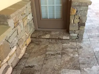 Patio and outdoor living project by Hanlon Construction